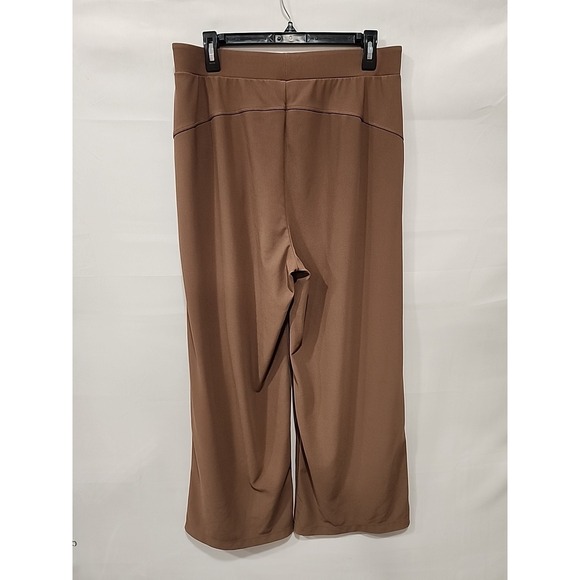 Halara Active Pants Womens L Brown Polyester Blend Elastic Waist Pockets Stretch - Picture 9 of 10